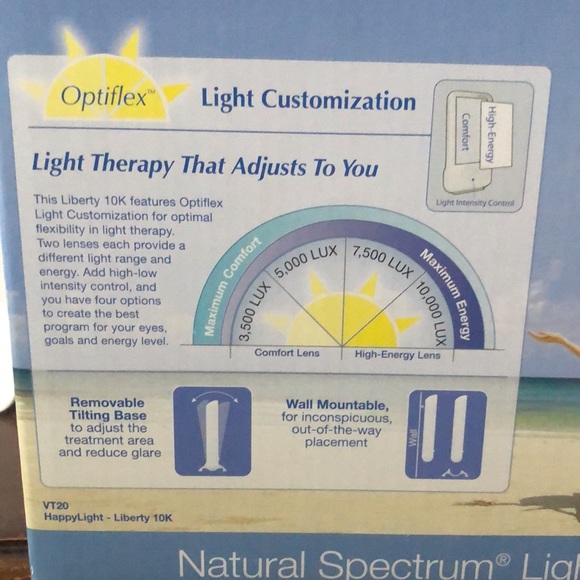 Happy Light/Natural Spectrum Energy Lamp. New in Box! - Picture 5 of 5